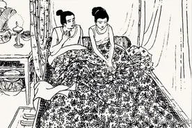 民间故事：贪淫义子图片