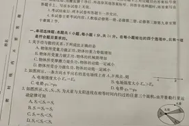 刚出炉：2022年5月金太阳教育湖南省高一年级联考物理试卷与答案图片
