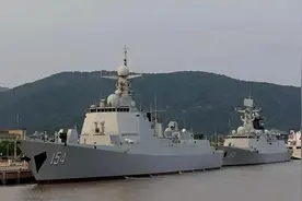 东海舰队装备的“中华神盾”仅12艘，是三大舰队中盾舰实力最弱图片