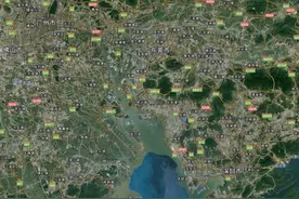 各城市建成区面积（2021年）图片
