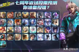 七周年返场皮肤投票！33款皮肤选5？这5款皮肤人气相当高图片