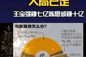 王宝强赚七亿、陈思成赚十亿，电影《八角笼中》终于尘埃落定了图片