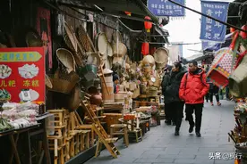 成都周边1小时，崇州元通古镇一日游，流动的清明上河图图片