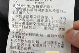 爸妈第一次坐高铁不放心？其实亲属可以送到高铁站台图片