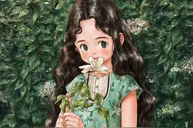 “女版宫崎骏”笔下治愈精致森林女孩，感动100万网友！图片