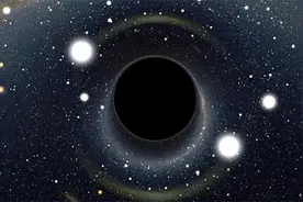 恒星是怎么形成黑洞的，太阳燃料耗尽之后会不会变成黑洞?图片