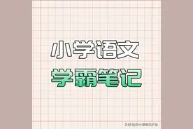 小学语文1-6年级《学霸笔记》所有知识点，重难点，考点，易错点图片