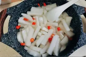 白萝卜怎么腌才清脆好吃，按我这个方法，比酒店大厨做的还好吃图片