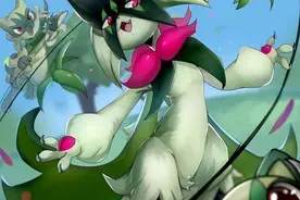 宝可梦玩家，正在以收集《朱紫》的BUG为乐图片