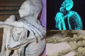 秘鲁发现外星人木乃伊，古代人真疯狂，外星人被做成了木乃伊？图片