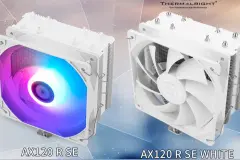 利民AX120 R SE散热器新增简洁白配色，取消RGB背光图片