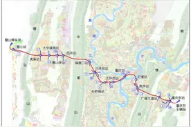 厉害了！重庆轨道27号线将水下穿江图片