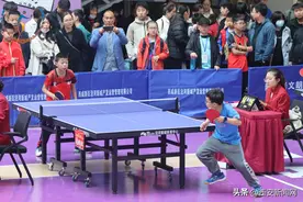 1500余场较量 陕西省少年儿童乒乓球联赛收拍图片