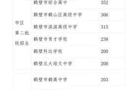 速看！2022年鹤壁市普通高中录取分数线公布！图片