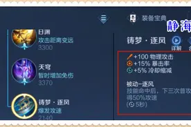 王者荣耀：新装备逐风横空出世，拥有划时代属性的它，适合谁出呢图片
