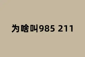 为啥叫985 211？图片