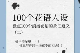 动物系、花语系、十二星座系的网文小说人物盘点，打造爆款人设图片