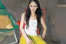 青春气息——画家杨参军中国现代女性油画作品欣赏（图）图片