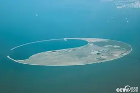 直径2.4公里！航拍：海南海口有一巨幅“太极图”，怎么形成的？图片