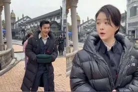 黄晓明和蒋欣互动亲密，被传出恋情！蒋欣在线辟谣：我们是兄弟图片