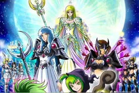 圣斗士星矢：日月二神麾下的月卫士和日冕斗士图片