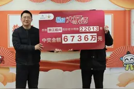 浙江彩民15元喜中5注大乐透一等奖，总奖金6736万！现场捐款1万元图片