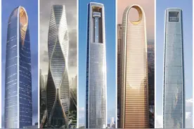 浙江省会——杭州，五座在建的超高地标建筑，最新进展图片