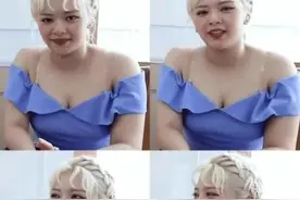 被粉丝嘲讽刚坐完月子，这怕是韩国最胖的女爱豆了吧图片