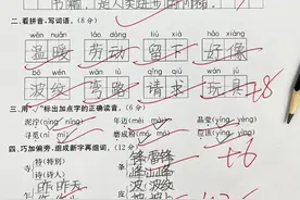 二年级语文下：第二单元测试卷，建议知识掌握不牢固孩子反复练习图片