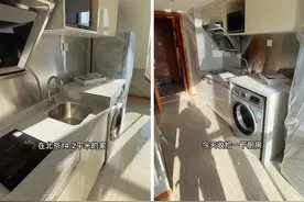 一小伙在北京租14㎡蜗居，亲手改造迷你厨房，带来生活的烟火气儿图片