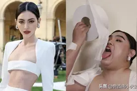 泰国网红不放过时装周！低成本复制玩坏第一神颜性感洋装图片