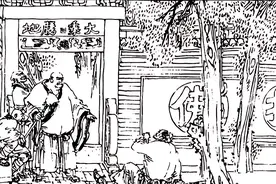 民间故事：当铺学徒得罪番僧，和尚给了他一拳：活不过七日图片