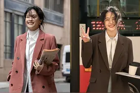 会穿“西装”的女人，气质一般都不会太差！这样搭配时髦酷飒图片