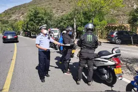 交警提示｜摩托车郊游出行增多，放松心情切莫放松安全图片