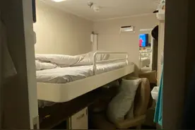 “月薪一万五”的船员宿舍，虽逼仄却很舒服，一住就半年愿意吗？图片