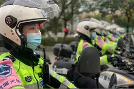 汉警快骑，就在你身边！图片