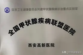西安高新医院甲状腺病院被授予全国甲状腺联盟陕西核心成员单位图片