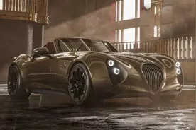 小众德国品牌Wiesmann打造黄金纯电复古超跑Project Thunderball图片