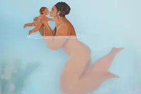 西班牙艺术家以水为题画出超现实与浪漫主义风格的疗愈插画图片