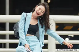 扔掉打底裤吧！今年火了一种裤子叫“醋酸裤”，舒适百搭超显瘦图片
