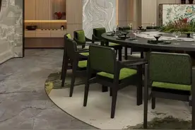私人会所新中式包厢餐厅面积｜80 ㎡图片