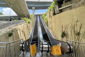 「天眼问政」贵阳地铁南垭路站地面电梯维修时间长，贵阳轨道：待配件到后启用电梯图片