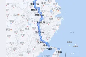 京台高铁亮相手机地图，如何跨越台湾海峡引热议图片