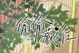 小清新治愈漫画《偷偷藏不住》以大欺小图片