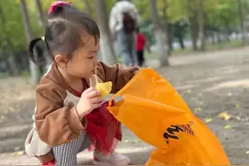 金风玉露，画里观秋——附属实验幼儿园树叶粘贴画创作活动图片