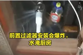 前置过滤器安装会爆炸，水淹厨房，不值得安装？过来人揭开真相图片