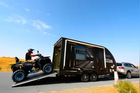 帝盛魔方公路拖挂 可内载摩托车 移动小家拥有多变空间图片