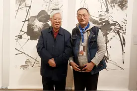 画家顾杰应邀出席张立辰艺术展学术研讨会图片