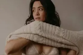 钟丽缇大女儿晒私密写真，穿蕾丝内衣内裤秀身材。图片