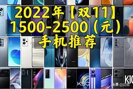 2022年双11买手机2500元预算重点推荐这几款图片